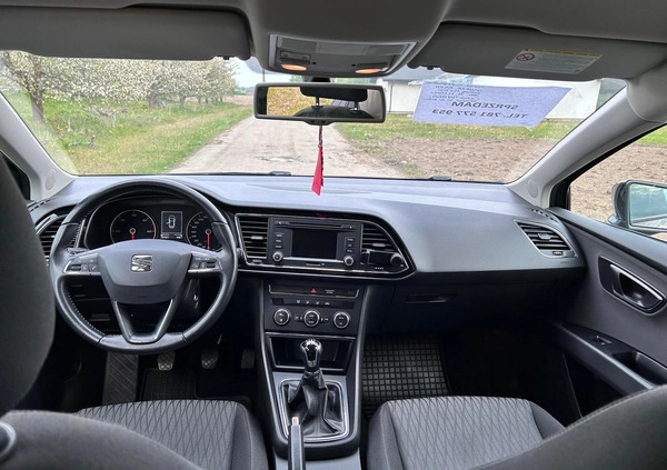 Seat Leon cena 43000 przebieg: 131700, rok produkcji 2014 z Bieżuń małe 56